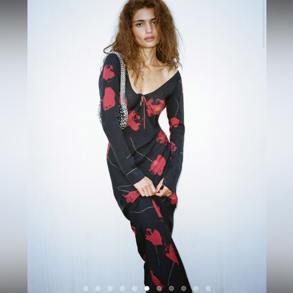 Realisation Par the Selma dress in euphoria noir, size small, unworn - Picture 8 of 14